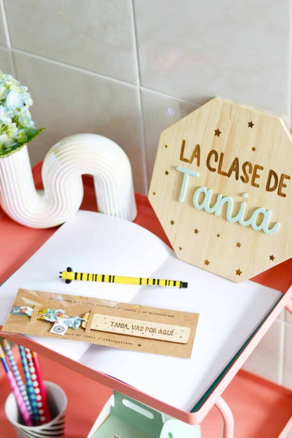 Placa de madera La clase de.... - Imagen 3